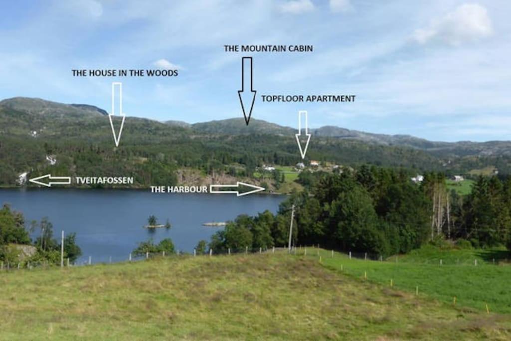 Topfloor Apartment Separate Entranc Nice View Stord Fitjar Extérieur photo